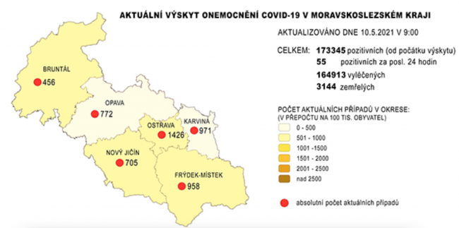 covid msk 10. 5. 2021