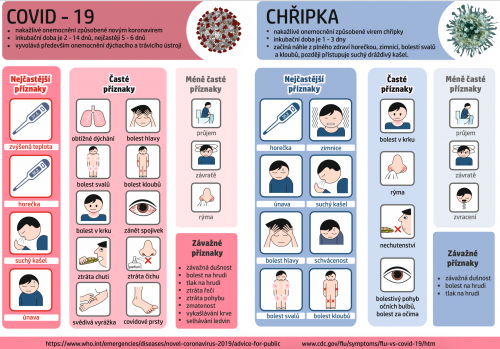 Jak rozpoznat koronavirus a chřipku